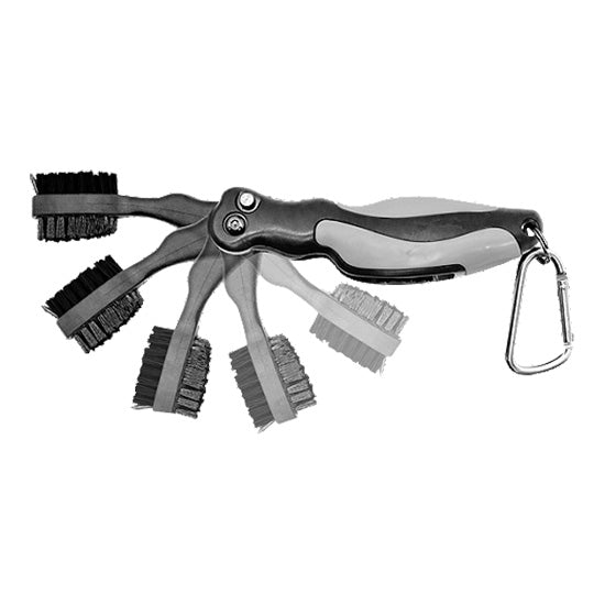 JEF World of Golf Flip N' Pure Folding Golf Brush