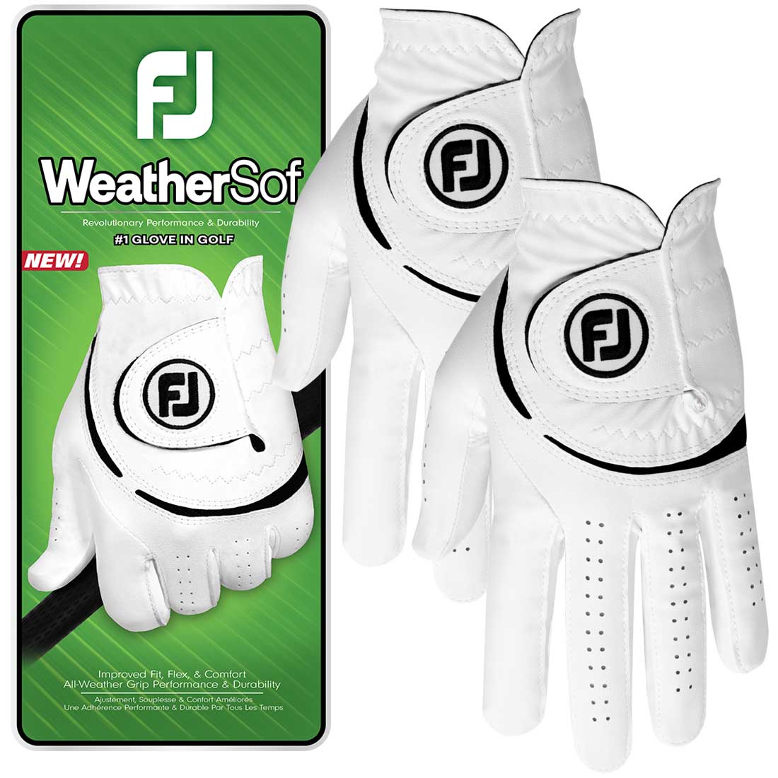 FootJoy WeatherSof Golf Gloves - 2 Pack