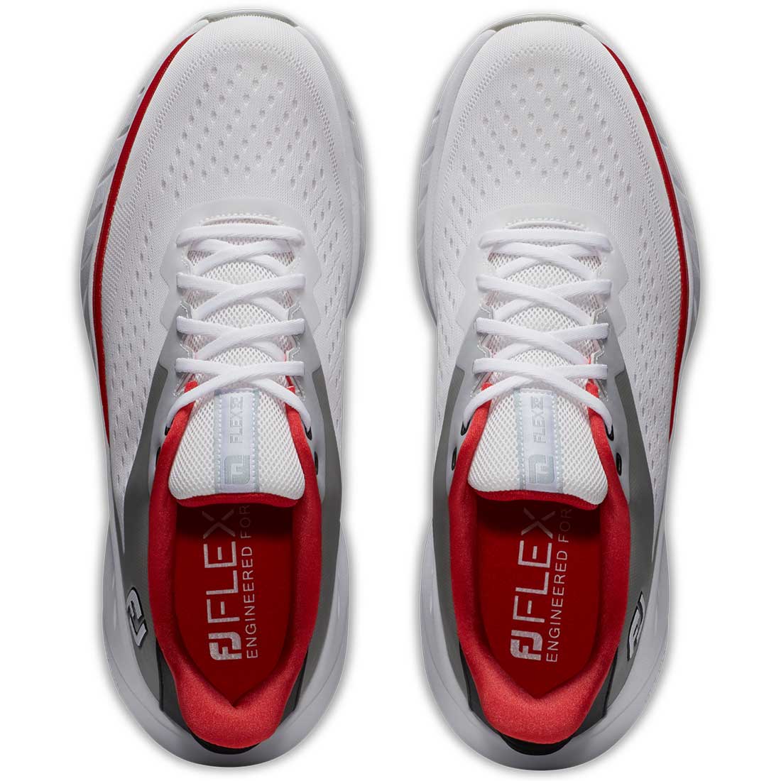 FootJoy FJ Flex XP Golf Shoes White/Red
