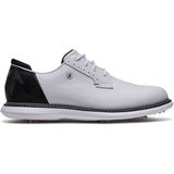 FootJoy FJ Traditions Blucher Golf Shoes White/Black Camo/Cherry Tomato