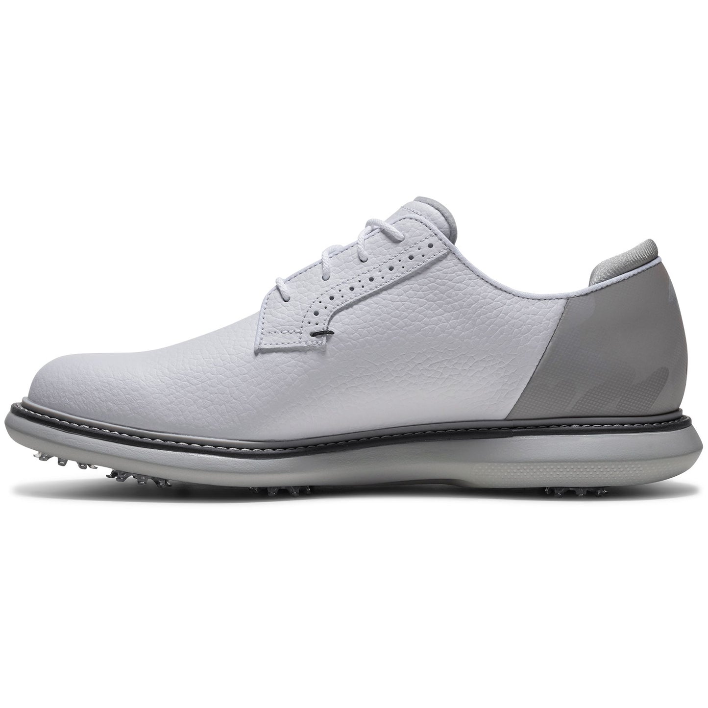 FootJoy FJ Traditions Blucher Golf Shoes White/Grey Camo