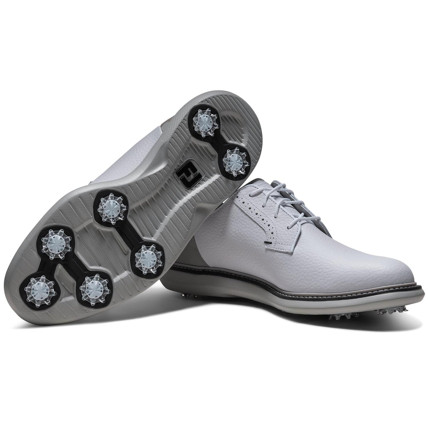 FootJoy FJ Traditions Blucher Golf Shoes White/Grey Camo
