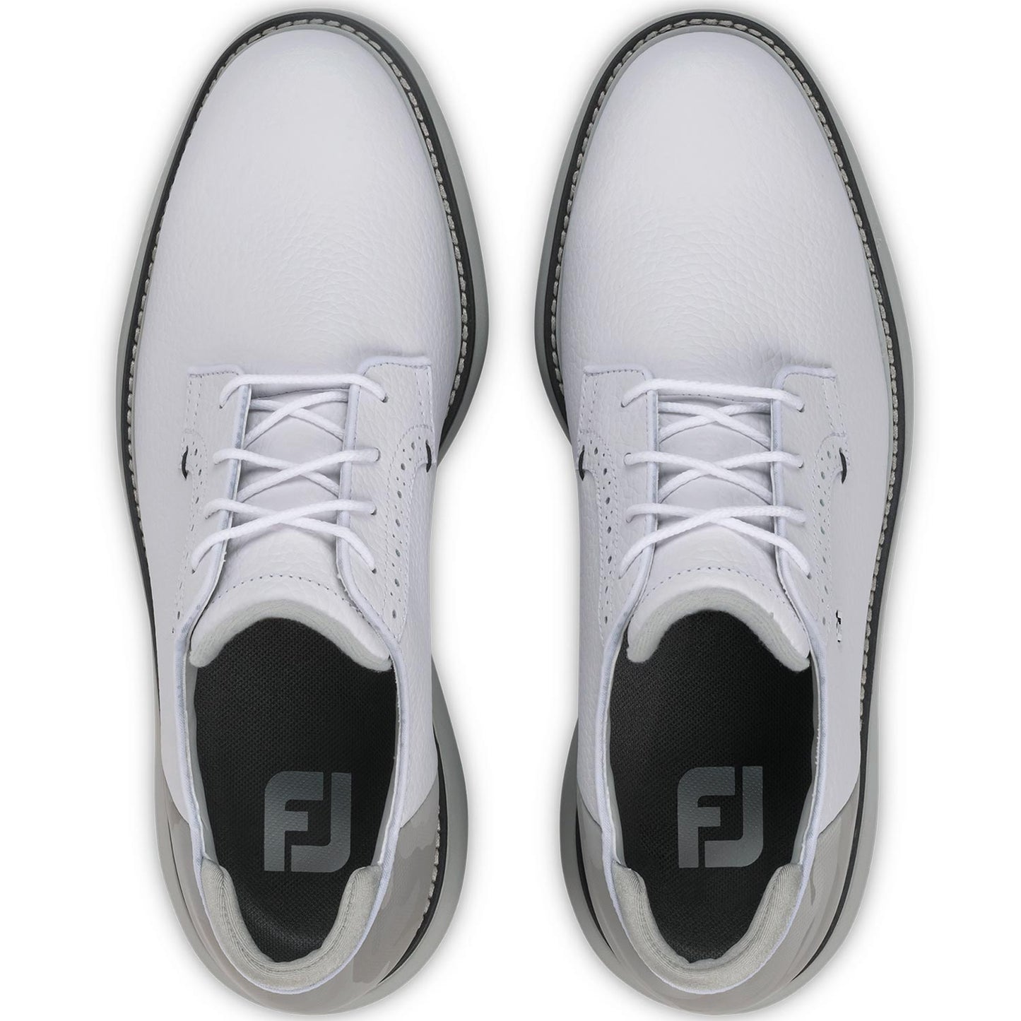 FootJoy FJ Traditions Blucher Golf Shoes White/Grey Camo