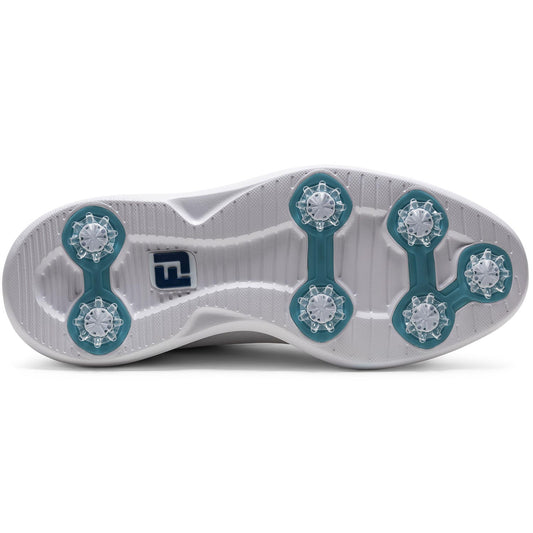FootJoy FJ Traditions Blucher Golf Shoes White/Navy Camo/Marine