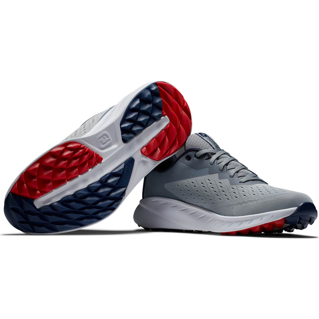 FootJoy FJ Flex XP Golf Shoes Grey/Red