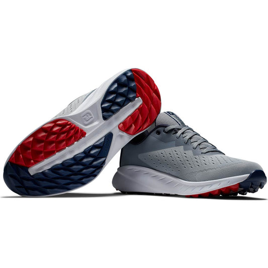 FootJoy FJ Flex XP Golf Shoes Grey/Red