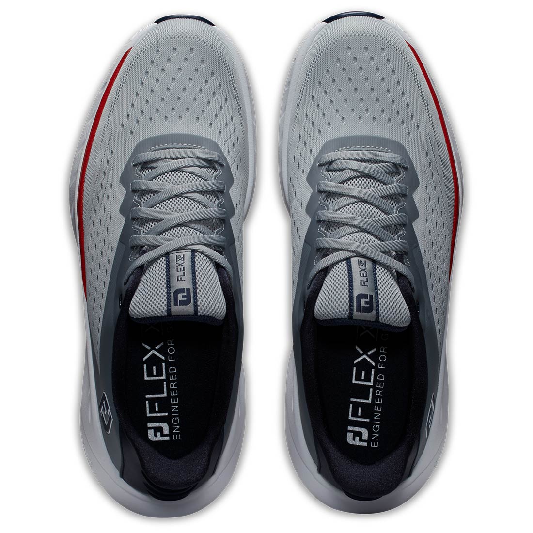 FootJoy FJ Flex XP Golf Shoes Grey/Red