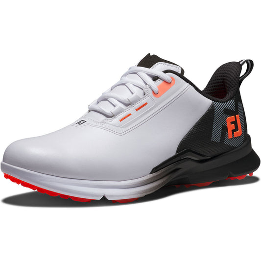 FootJoy FJ Fuel Golf Shoes White/Black/Coral