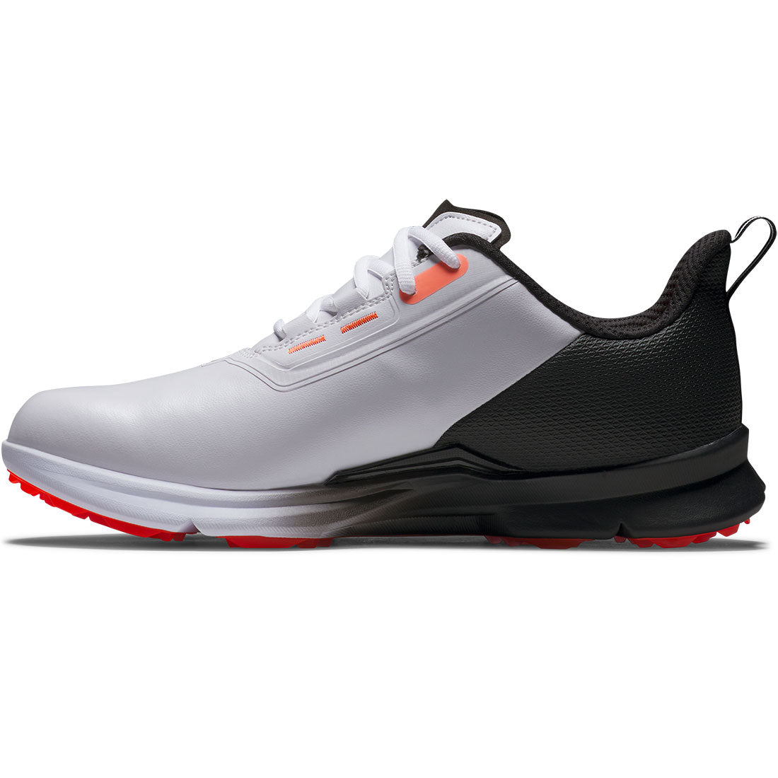 FootJoy FJ Fuel Golf Shoes White/Black/Coral – Golf Discount