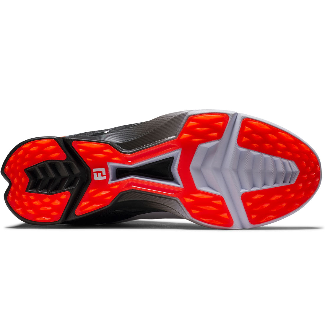 FootJoy FJ Fuel Golf Shoes White/Black/Coral – Golf Discount