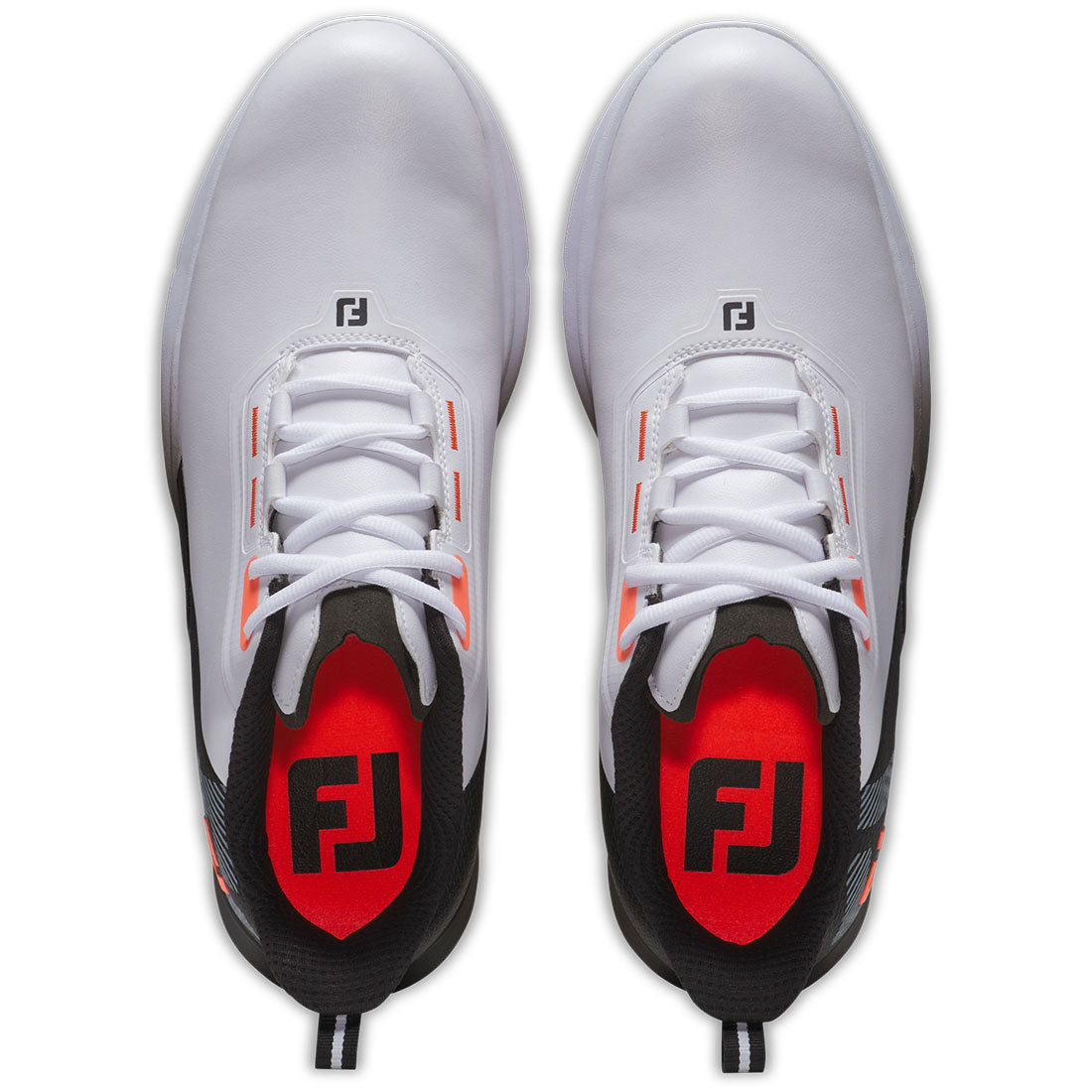 FootJoy FJ Fuel Golf Shoes White/Black/Coral – Golf Discount