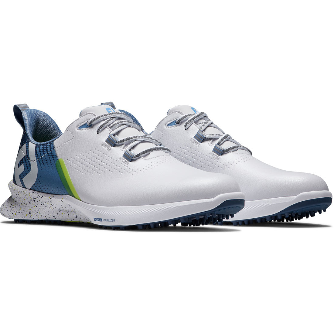 FootJoy FJ Fuel Golf Shoes White/Blue