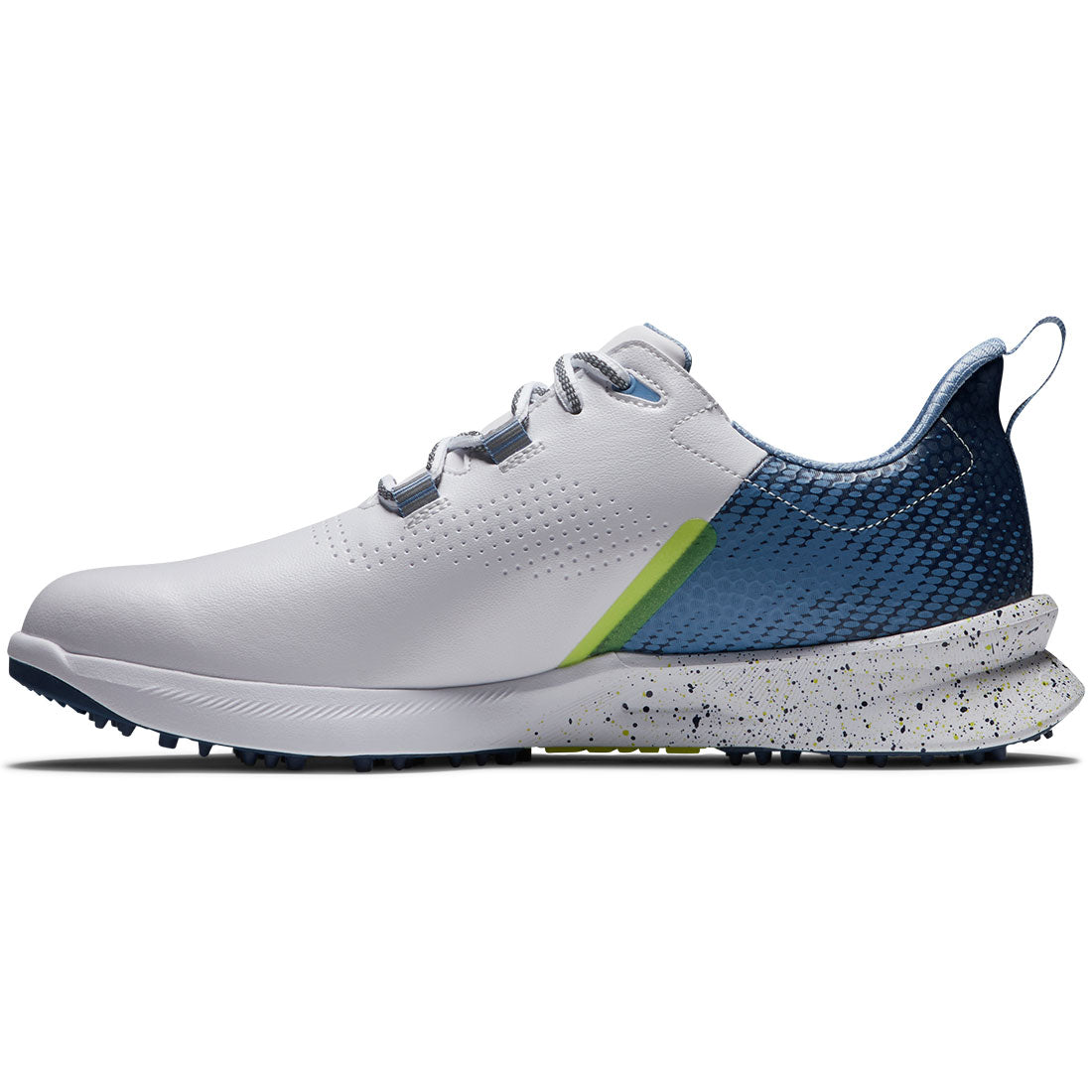 FootJoy FJ Fuel Golf Shoes White/Blue – Golf Discount