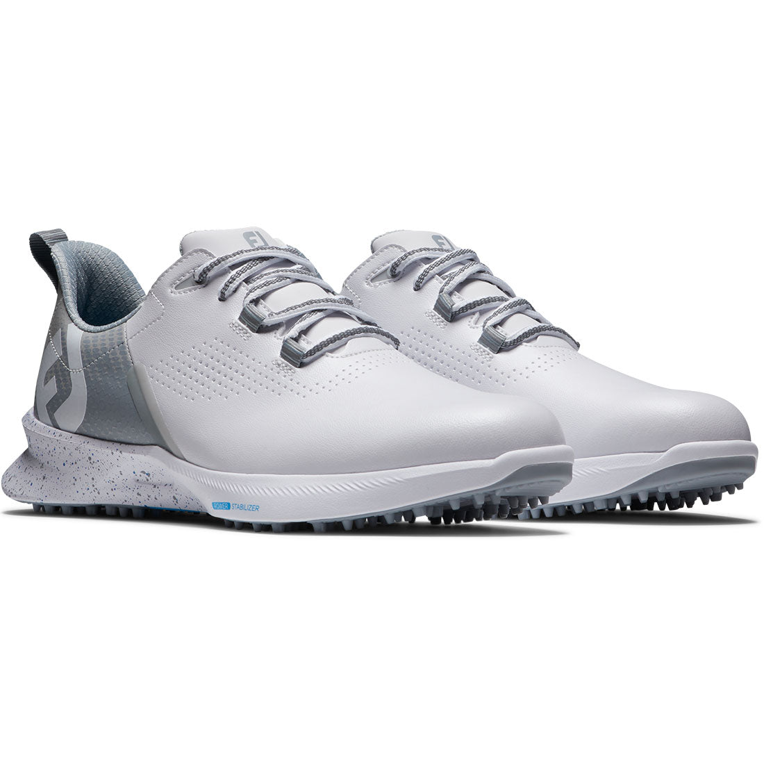 FootJoy FJ Fuel Golf Shoes White/Grey – Golf Discount