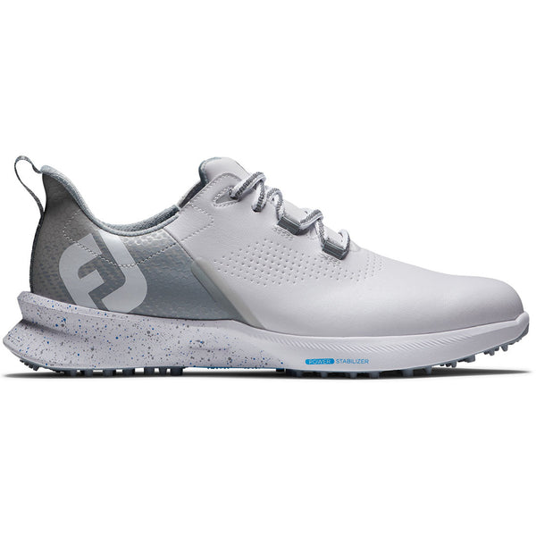 FootJoy FJ Fuel Golf Shoes - White / Grey フットジョイ FJ フューエル ゴルフ シューズ 55427 FootJoy FJ Fuel Golf Shoes White/Grey – Golf Discount