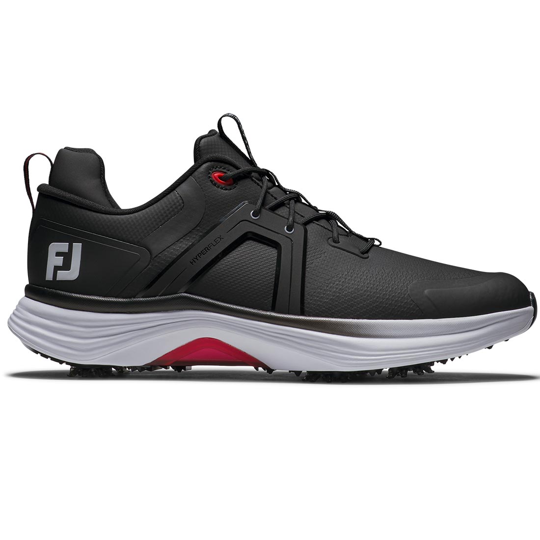 FootJoy HyperFlex Golf Shoes Black/White/Red
