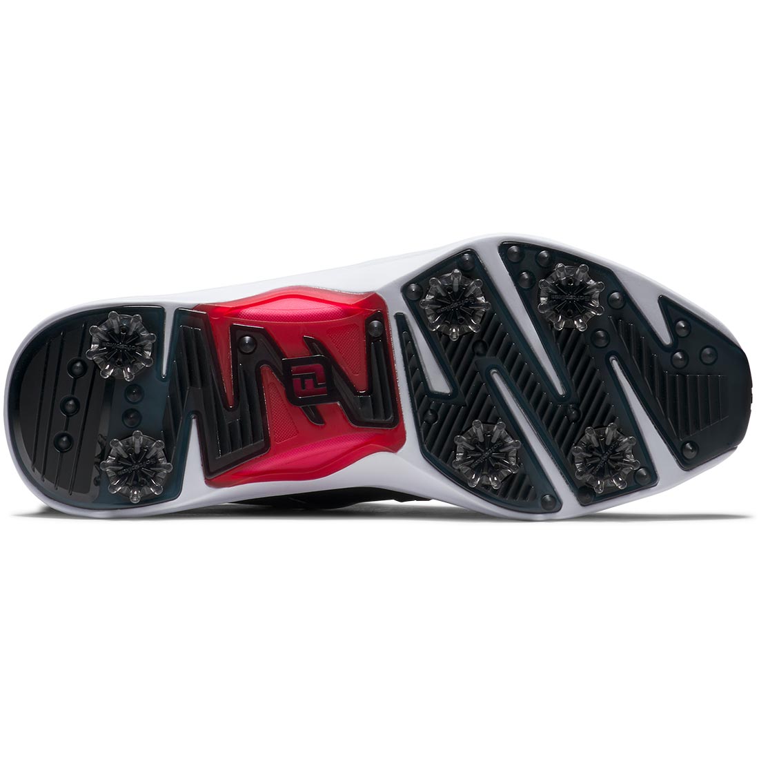 FootJoy HyperFlex Golf Shoes Black/White/Red – Golf Discount