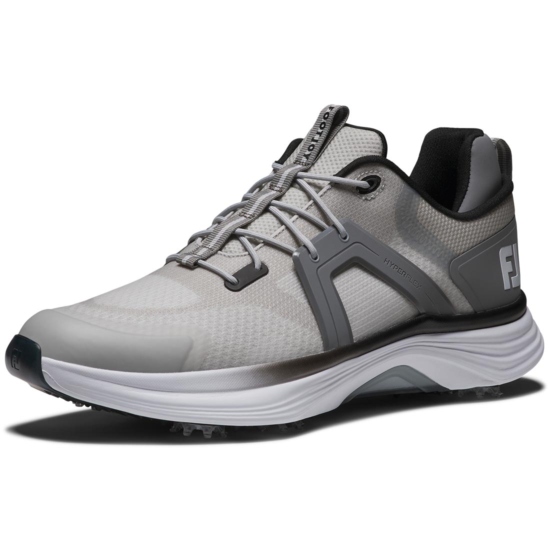 フットジョイ HYPERFLEX ゴルフシューズ ホワイト/グレー26.5 MEN'S FJ ハイパーフレックス カーボン LACED - FootJoy Japan
