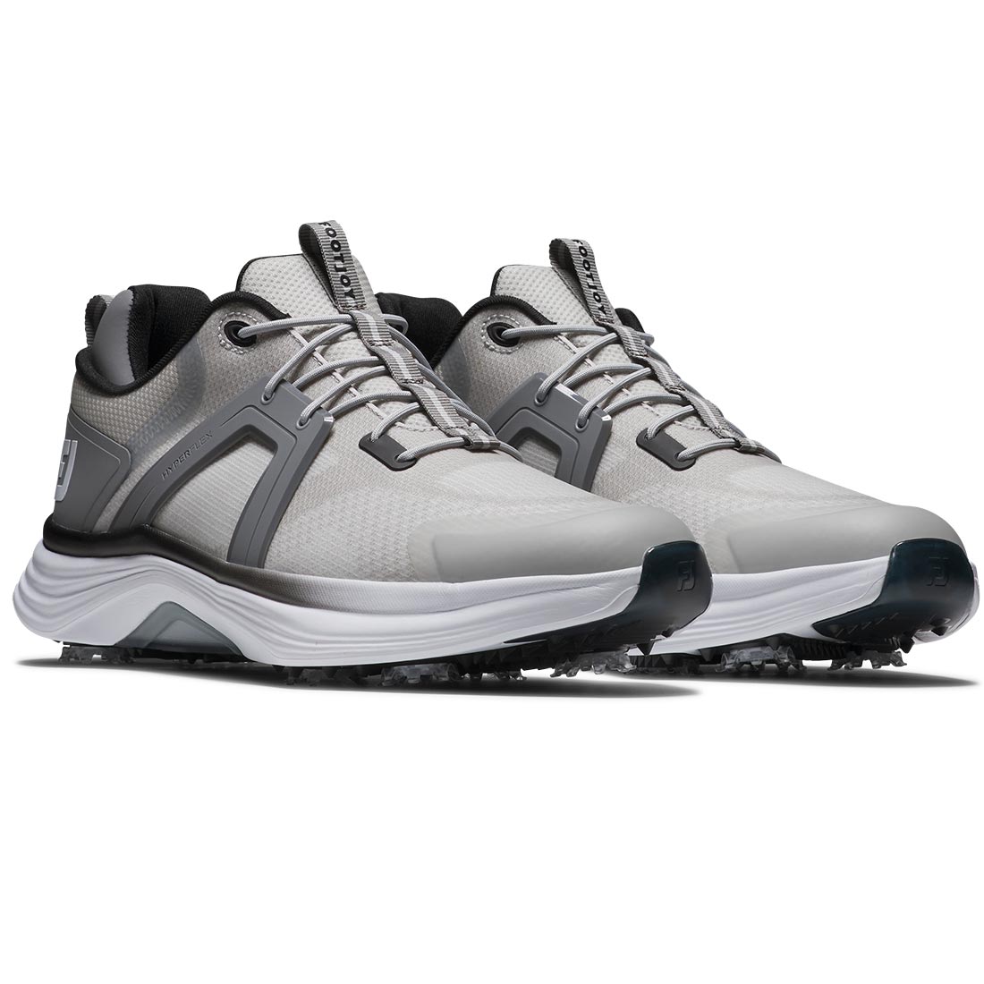 FootJoy HyperFlex Golf Shoes White/Grey/Charcoal – Golf Discount