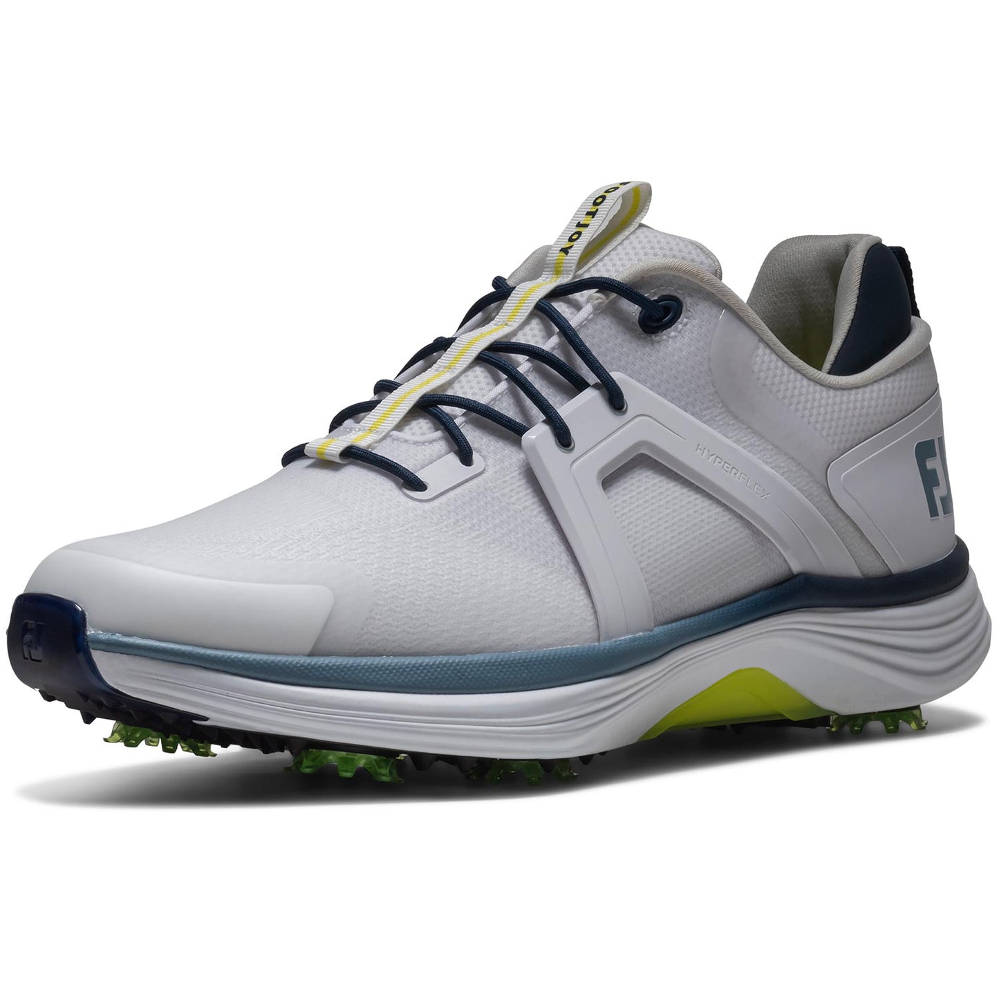 FootJoy HyperFlex Golf Shoes White/Citron/Skyway