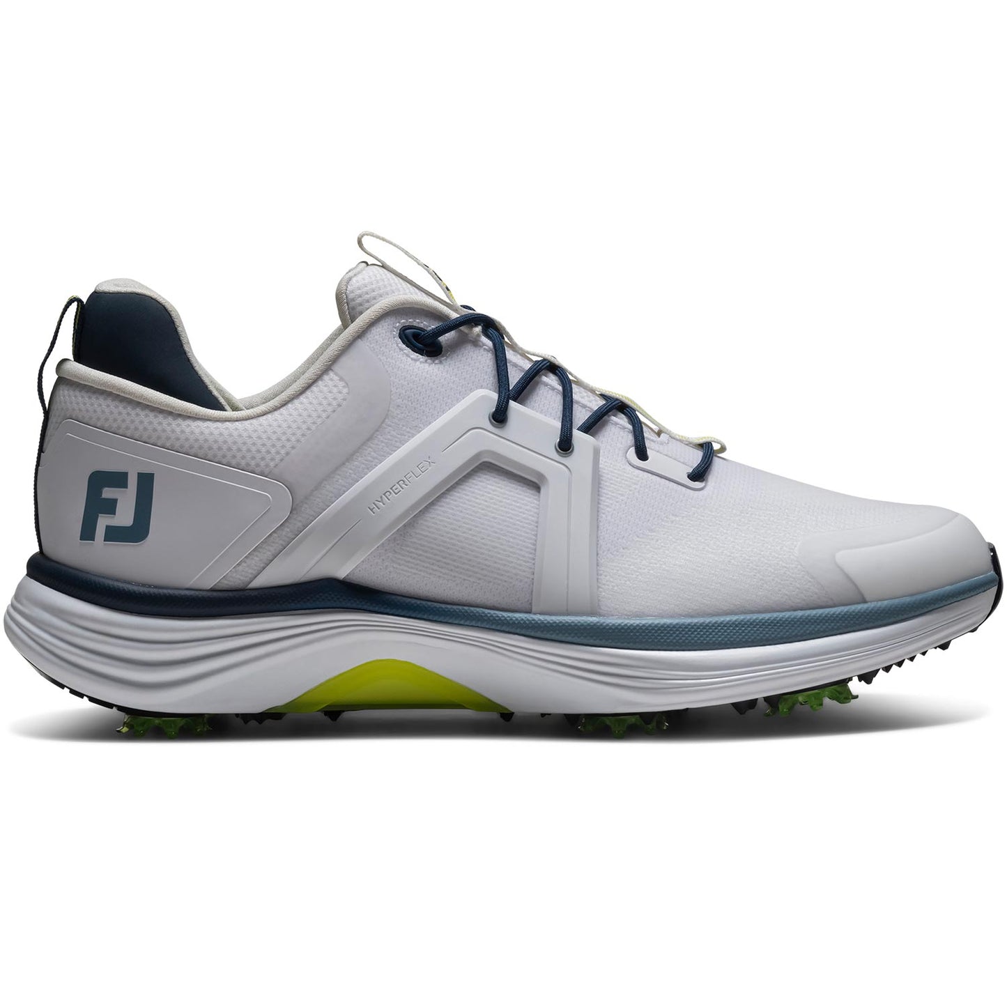 FootJoy HyperFlex Golf Shoes White/Citron/Skyway
