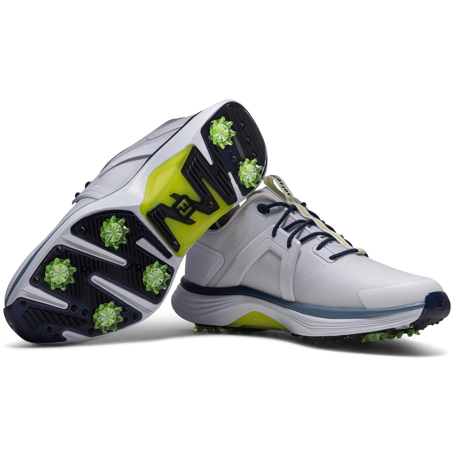 FootJoy HyperFlex Golf Shoes White/Citron/Skyway
