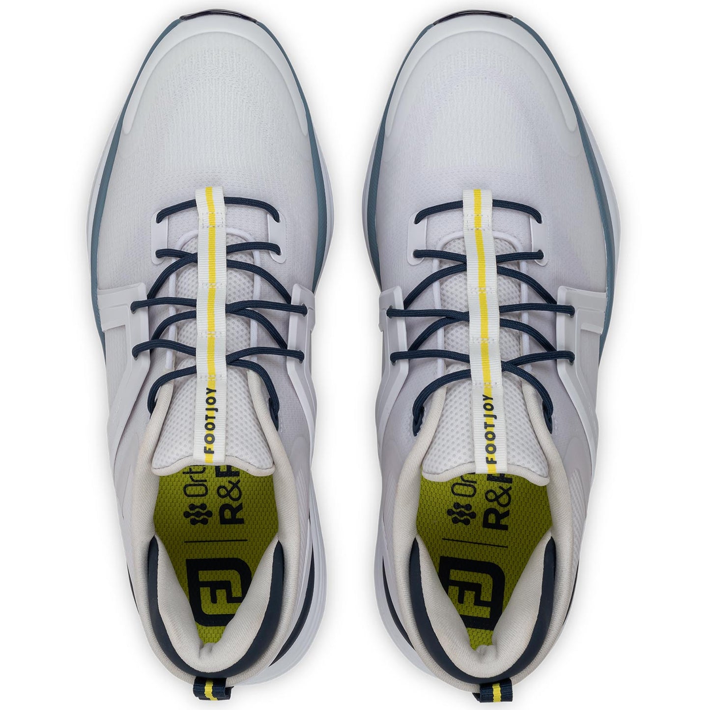 FootJoy HyperFlex Golf Shoes White/Citron/Skyway