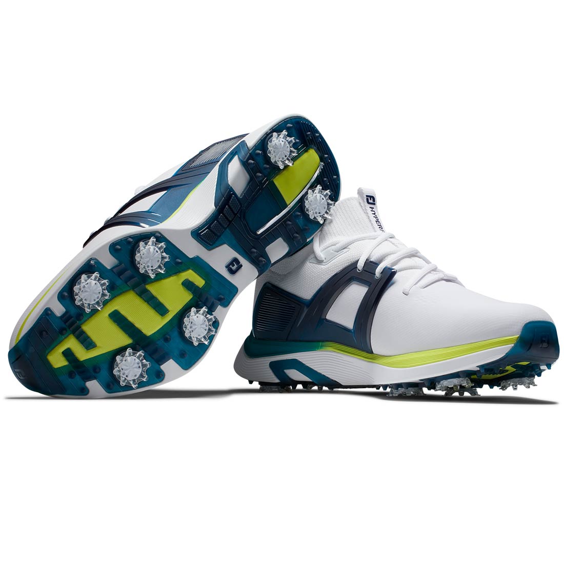 FootJoy HyperFlex Golf Shoes White/Navy/Lime