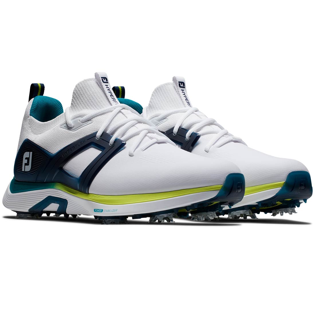 FootJoy HyperFlex Golf Shoes White/Navy/Lime