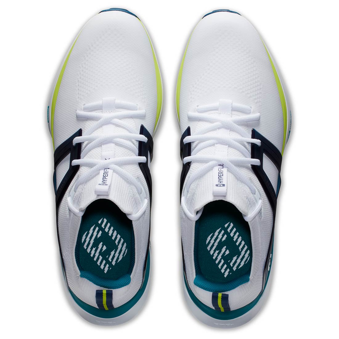 FootJoy HyperFlex Golf Shoes White/Navy/Lime
