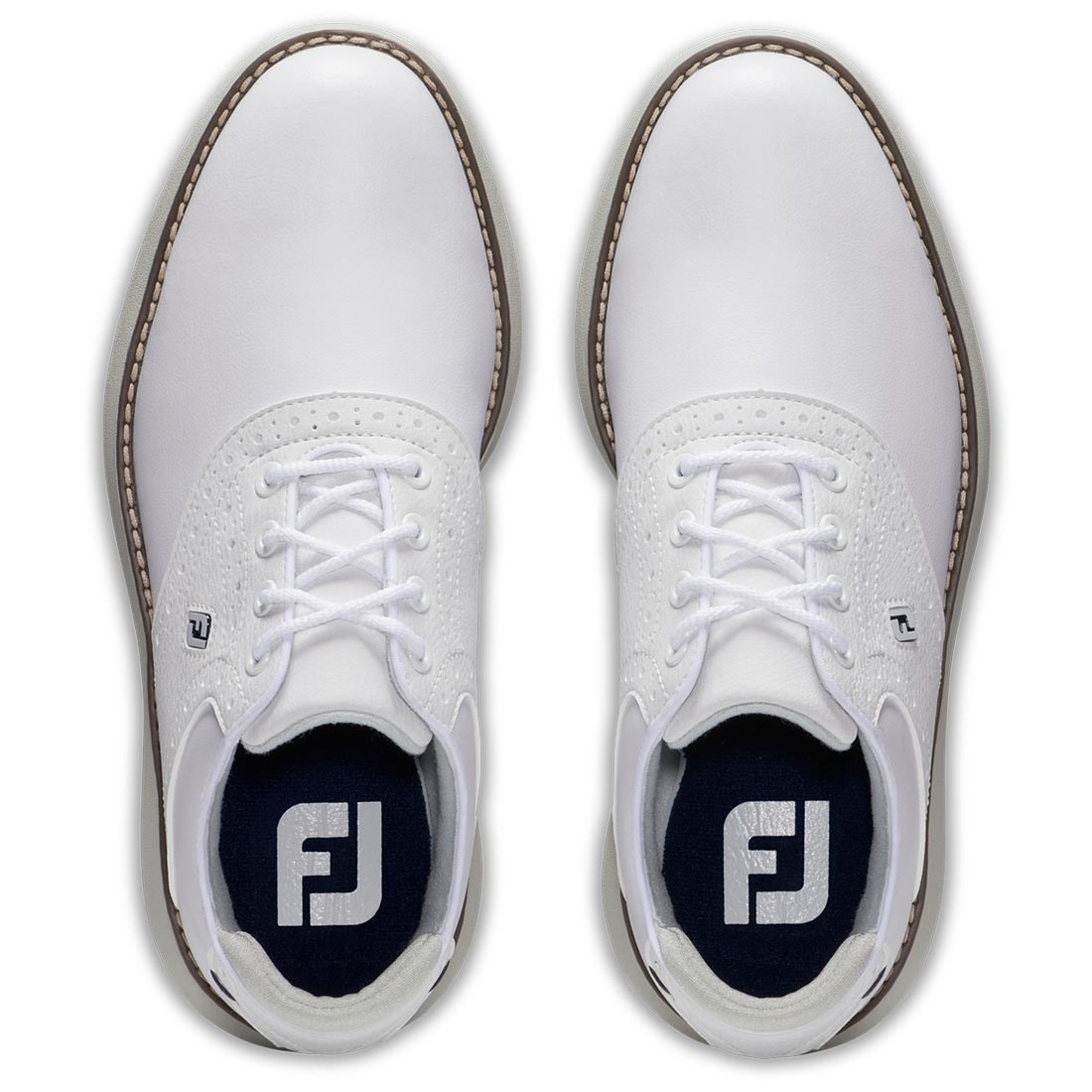 FootJoy Juniors Traditions Golf Shoes White – Golf Discount
