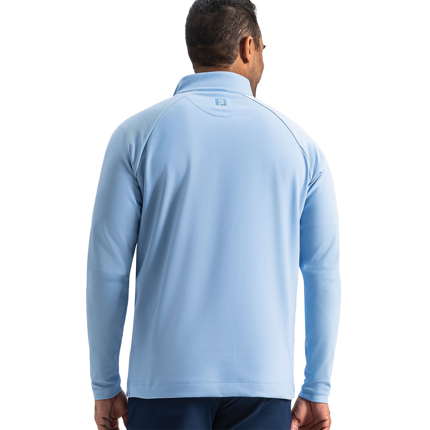 FootJoy Ottoman Stripe Quarter-Zip Golf Pullover