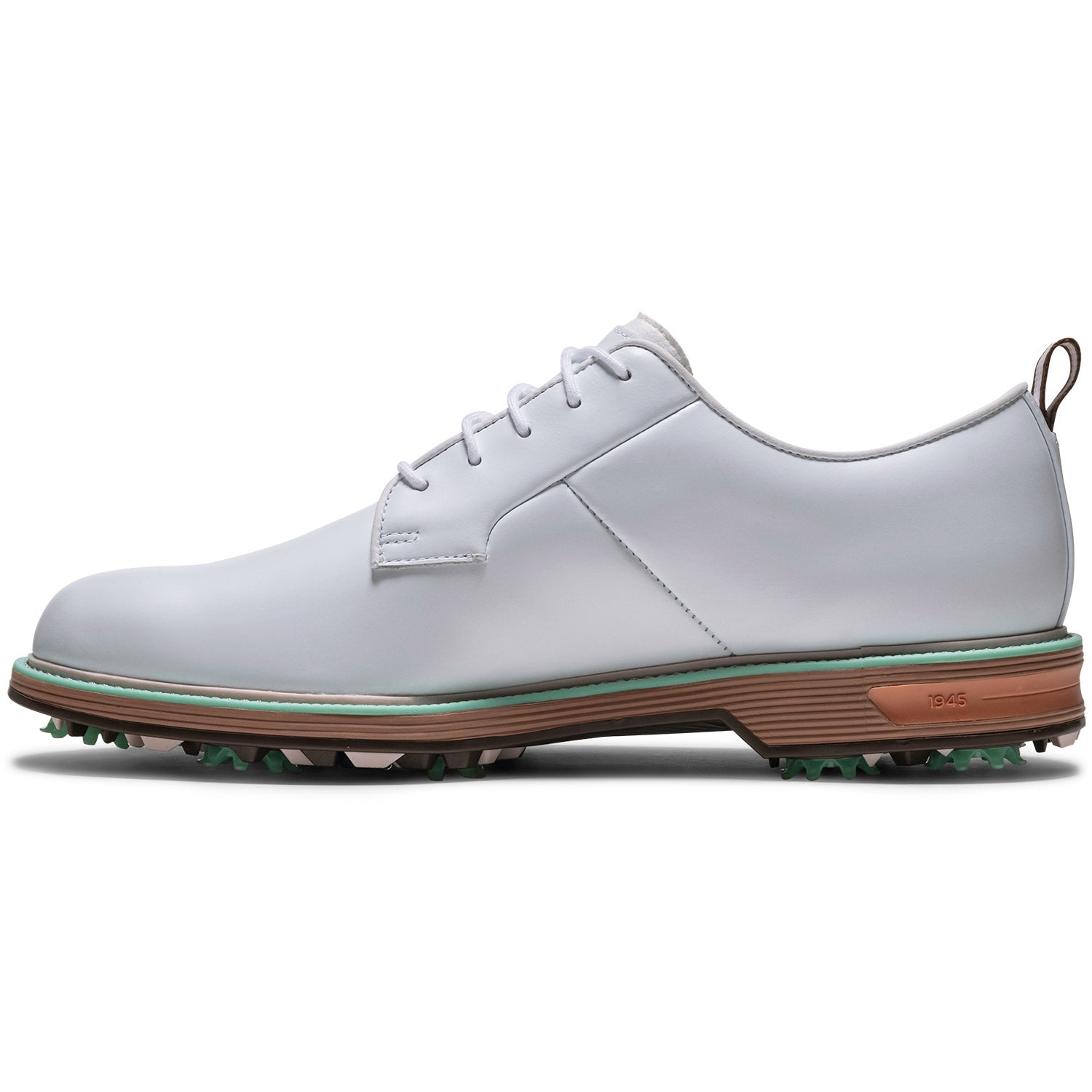 FootJoy Premiere Series Field Golf Shoes White/Chestnut/Aqua