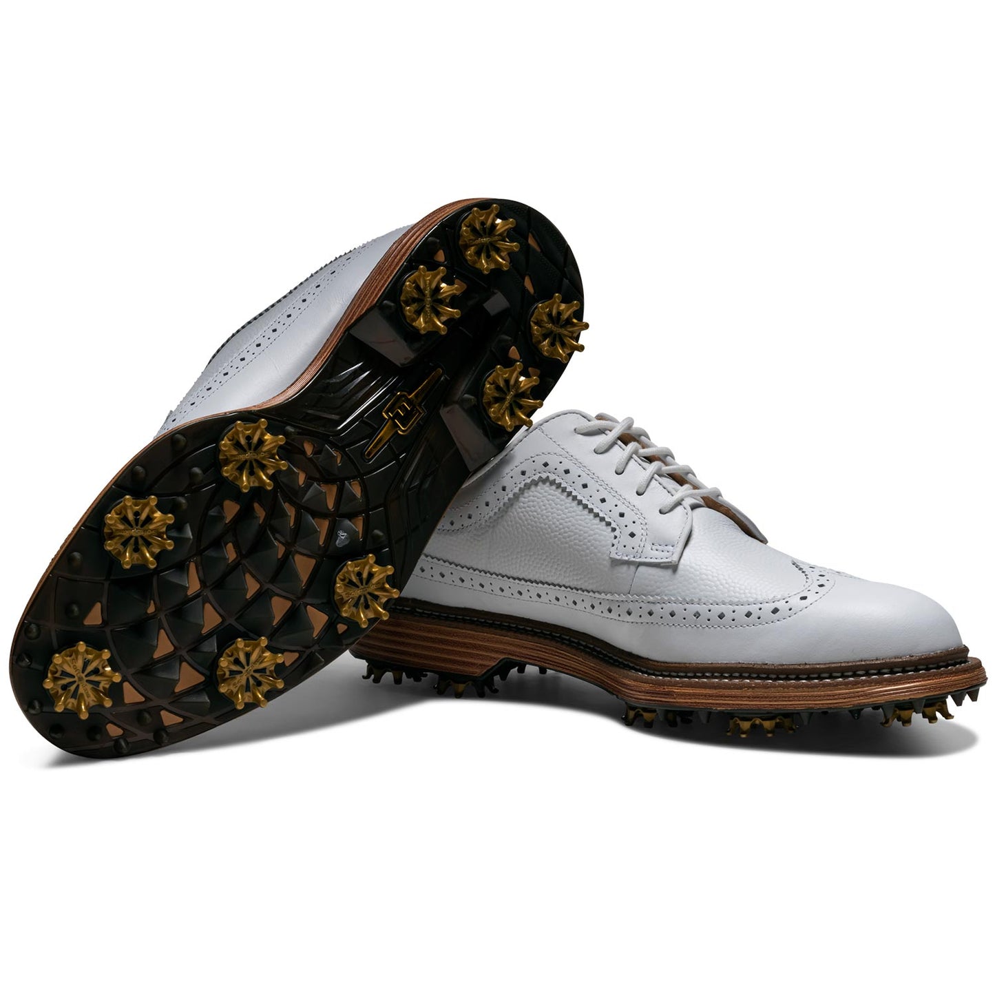 FootJoy Premiere Series Marquis Golf Shoes White/Chestnut