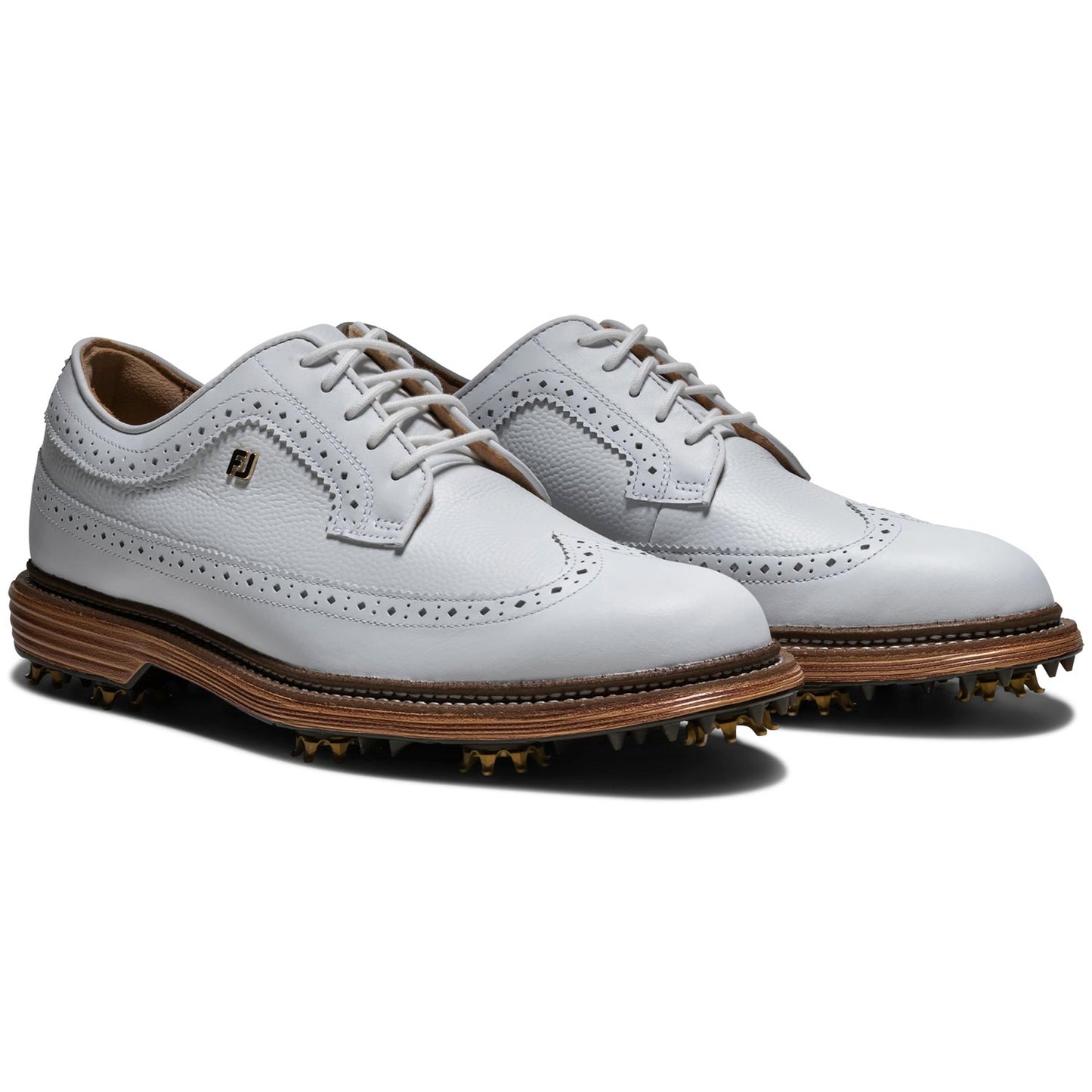 FootJoy Premiere Series Marquis Golf Shoes White/Chestnut