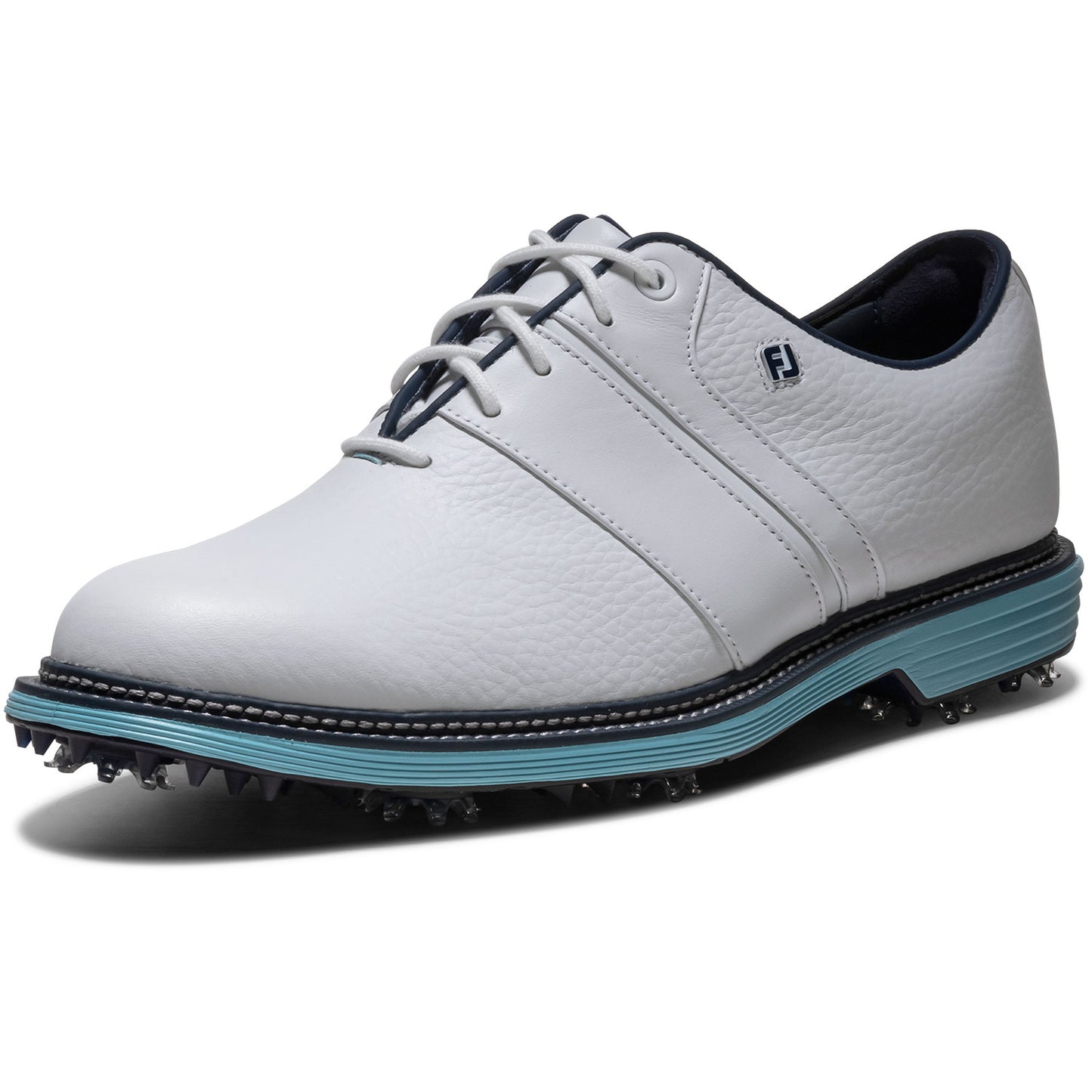 FootJoy Premiere Series Packard Golf Shoes White/Pageant Blue/Retro Blue