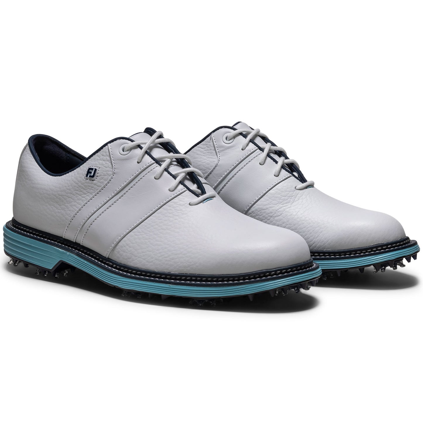 FootJoy Premiere Series Packard Golf Shoes White/Pageant Blue/Retro Blue