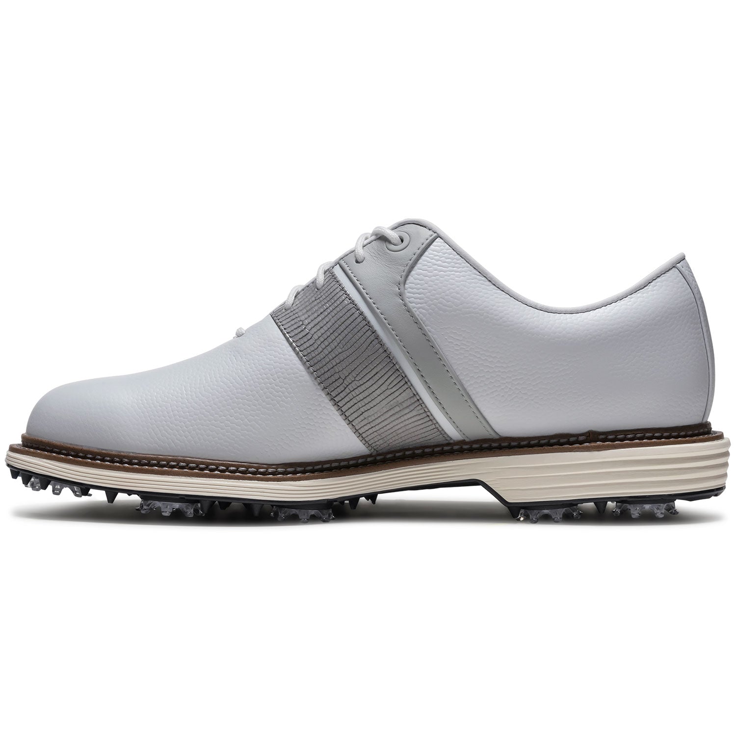 FootJoy Men's Premiere Series - Packard Golf Shoes White/Steel Gray/Gunmetal - Size: 7 FootJoy Men's Premiere Series - Packard Golf Shoes White/Steel Gray/Gunmetal - Size: 7