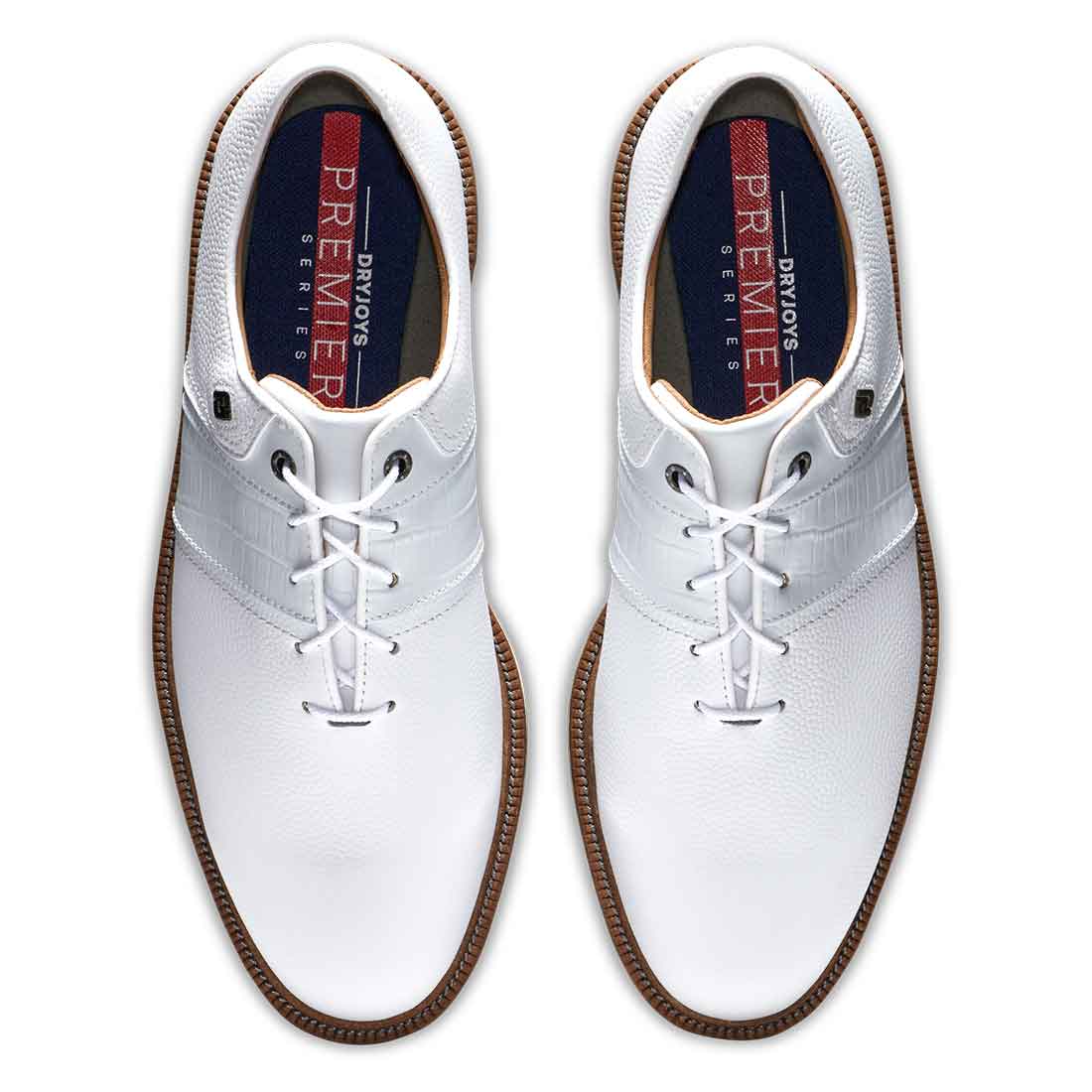 FootJoy Premiere Series Packard Golf Shoes White/White