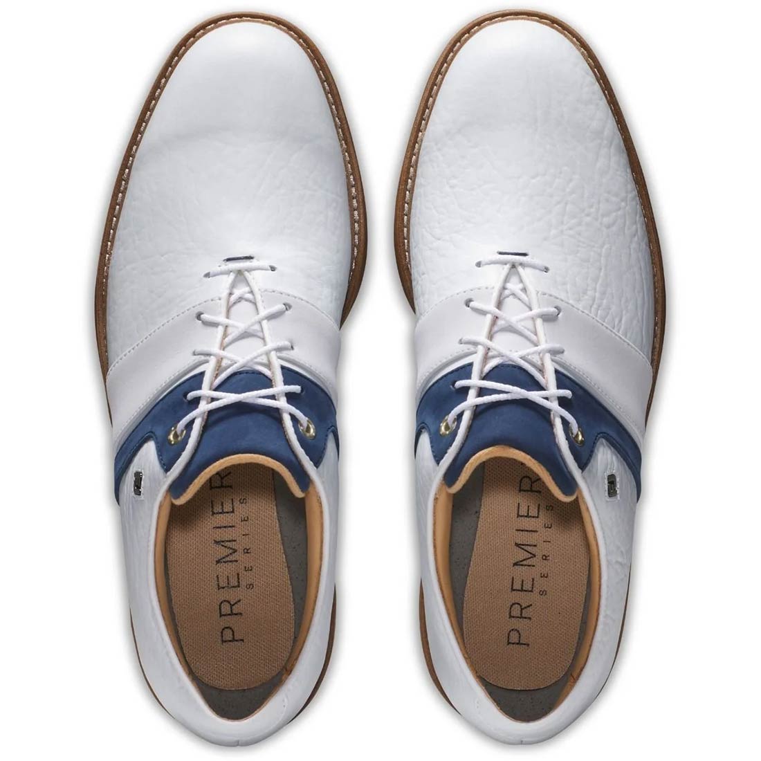 FootJoy Premiere Series Packard LX Golf Shoes White/Navy