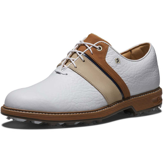 FootJoy Premiere Series Packard LX Golf Shoes White/Khaki