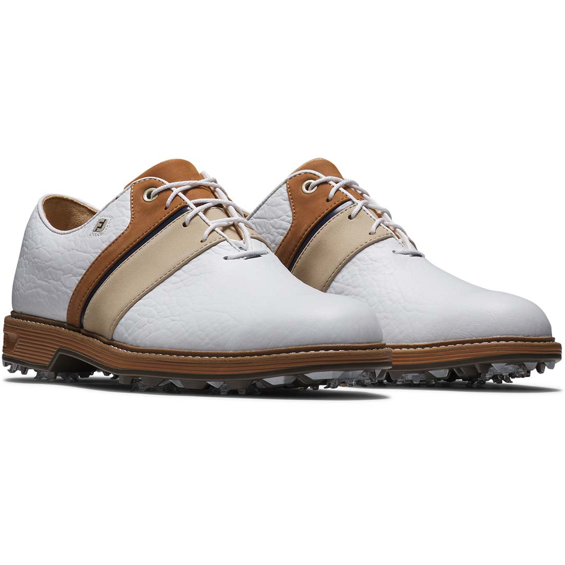 FootJoy Premiere Series Packard LX Golf Shoes White/Khaki
