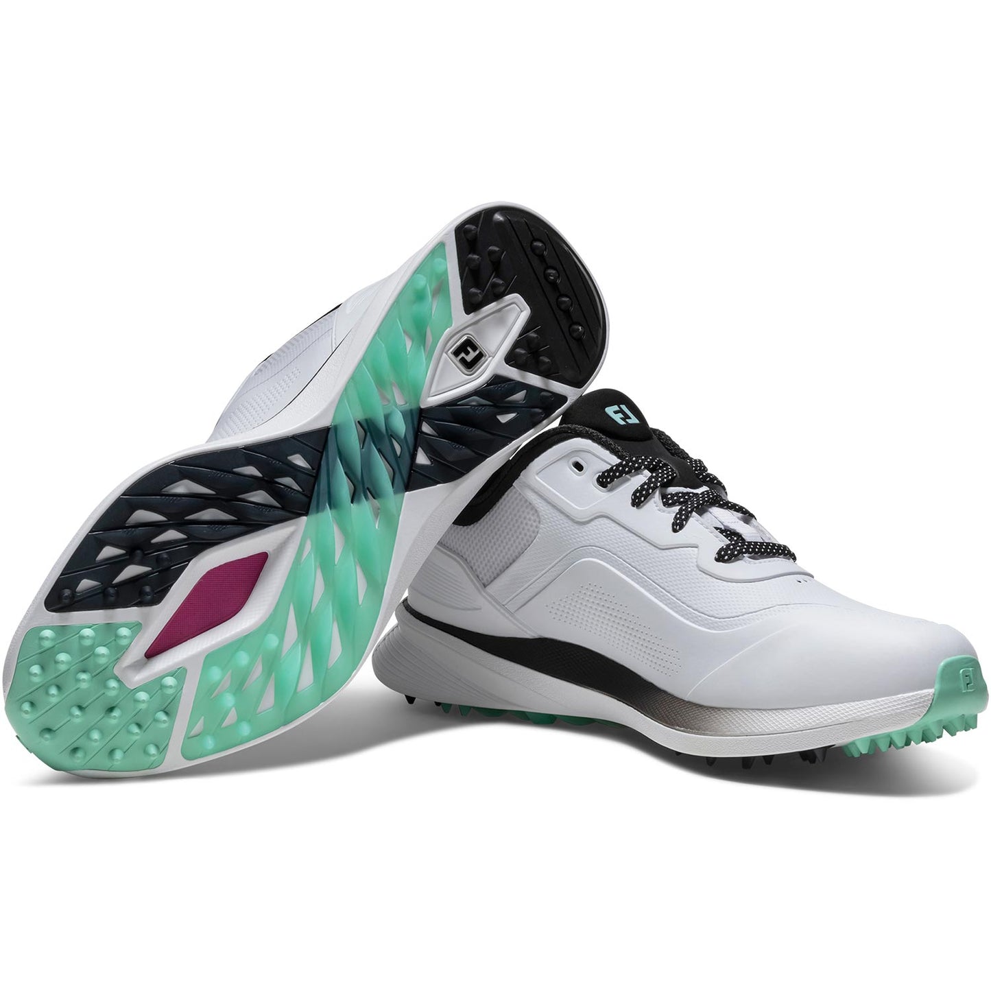 FootJoy Pro/SL Golf Shoes White/Sea Glass/Black