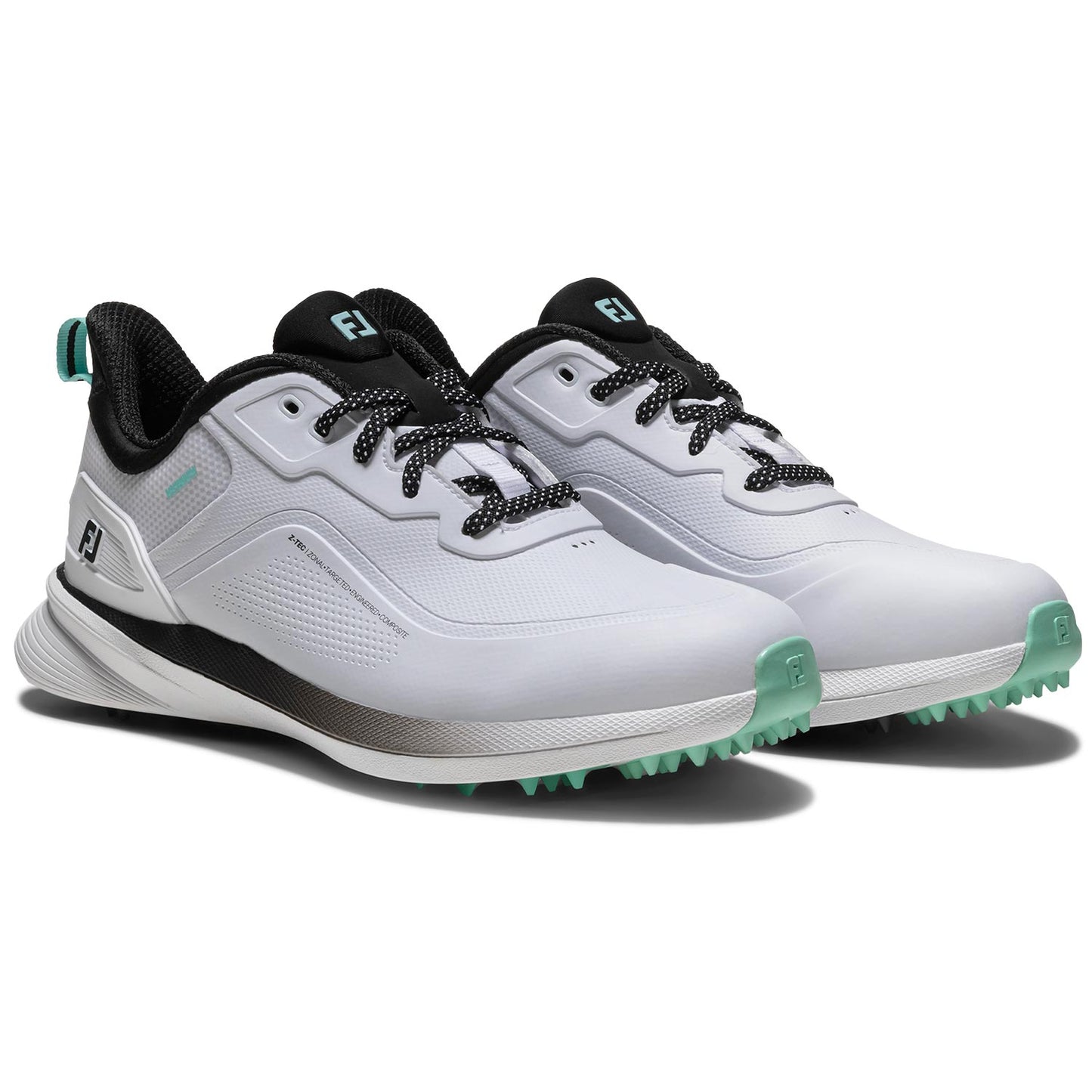 FootJoy Pro/SL Golf Shoes White/Sea Glass/Black