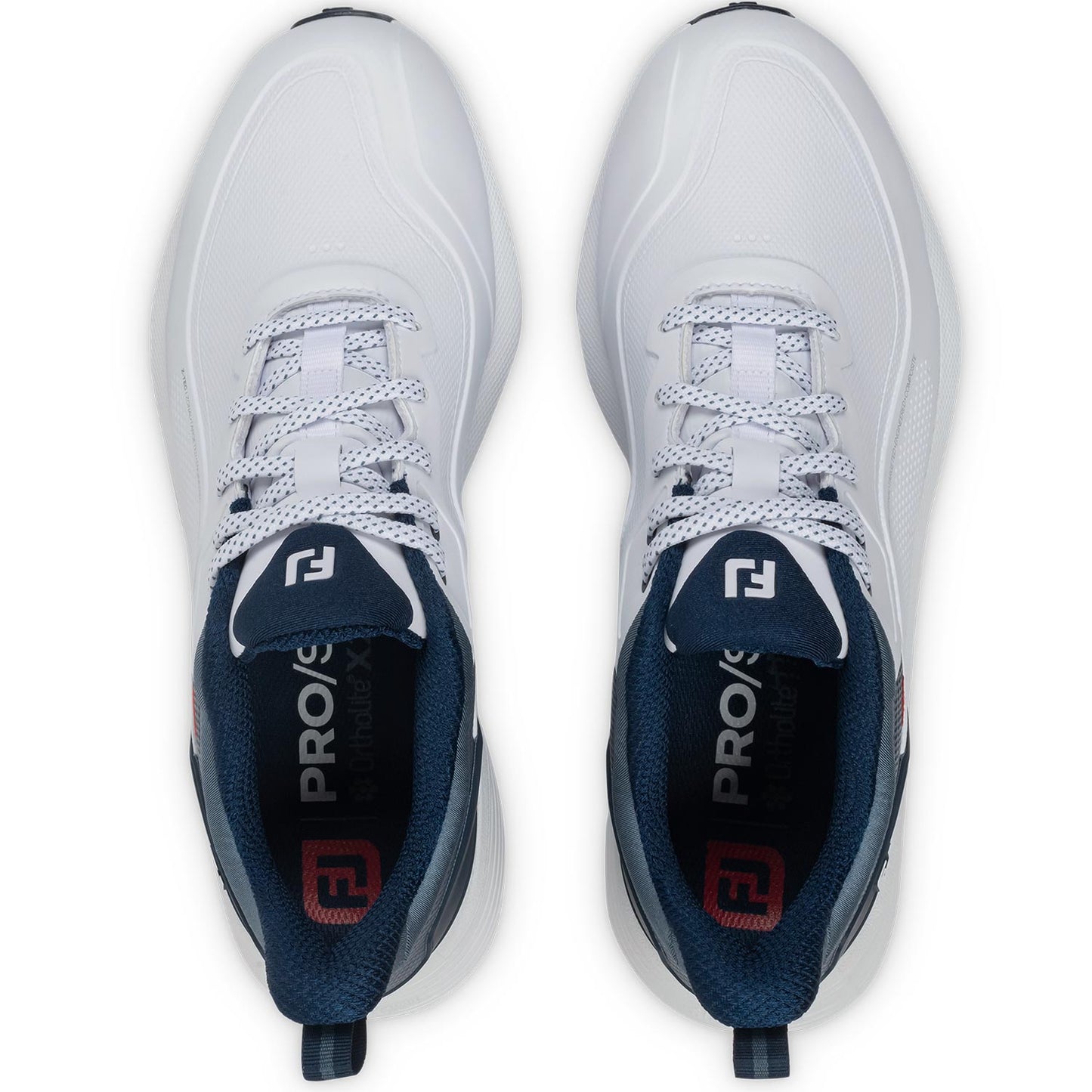 FootJoy Pro/SL Golf Shoes White/Steel Blue/Peacoat