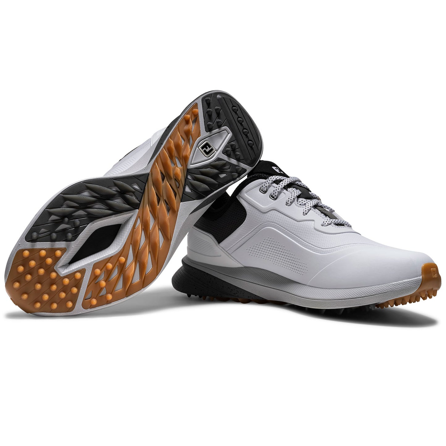 FootJoy Pro/SL Golf Shoes White/Harbor Mist/Black/Gum