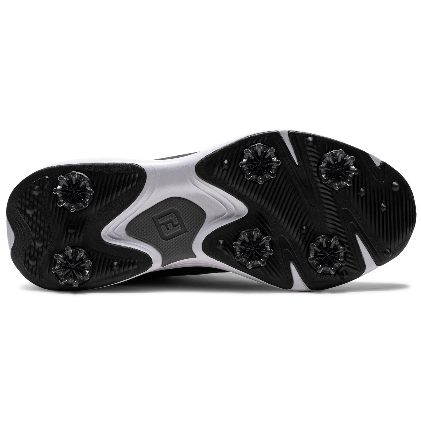 FootJoy Qualifier Golf Shoes Black/White/Steel Grey