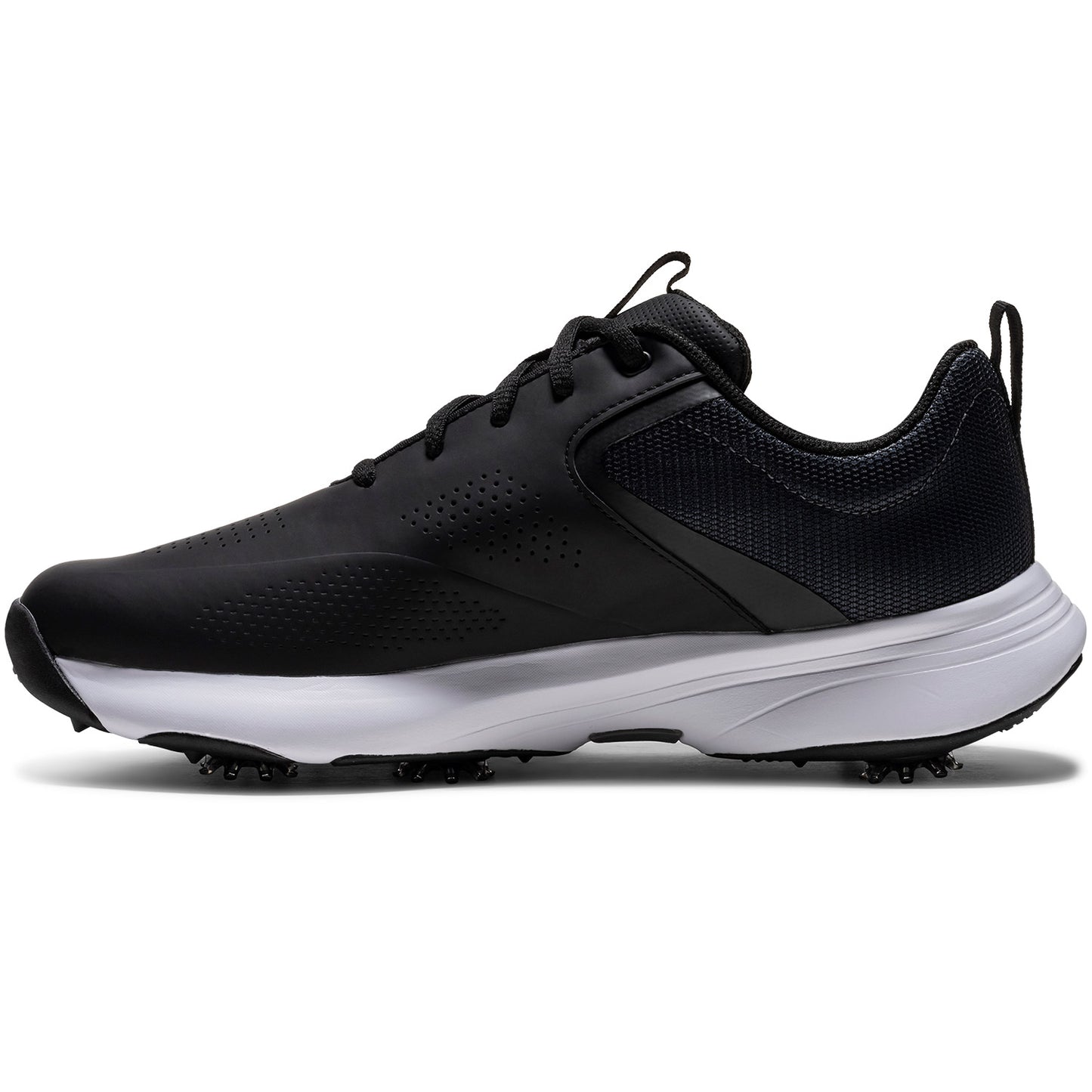 FootJoy Qualifier Golf Shoes Black/White/Steel Grey