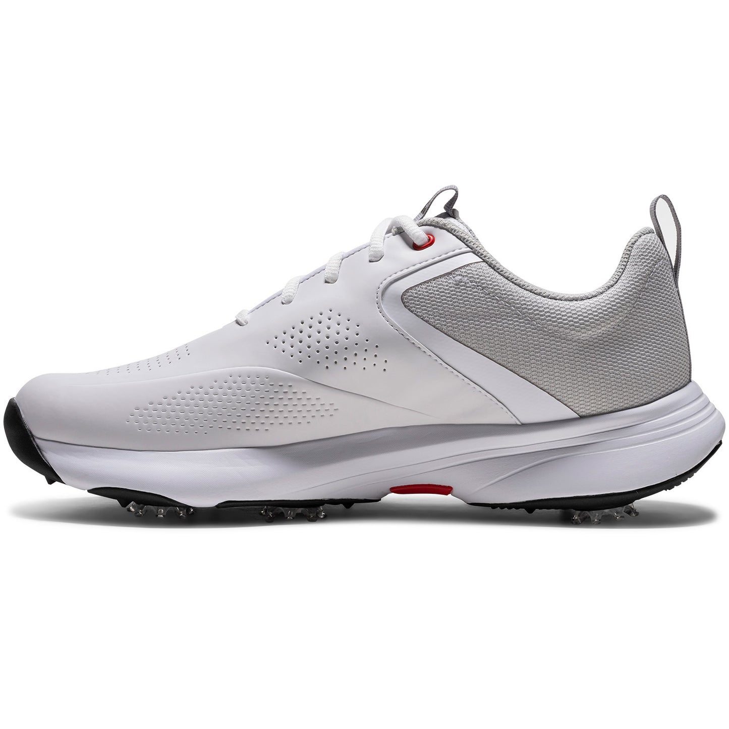 FootJoy Qualifier Golf Shoes White/Black/High Risk Red