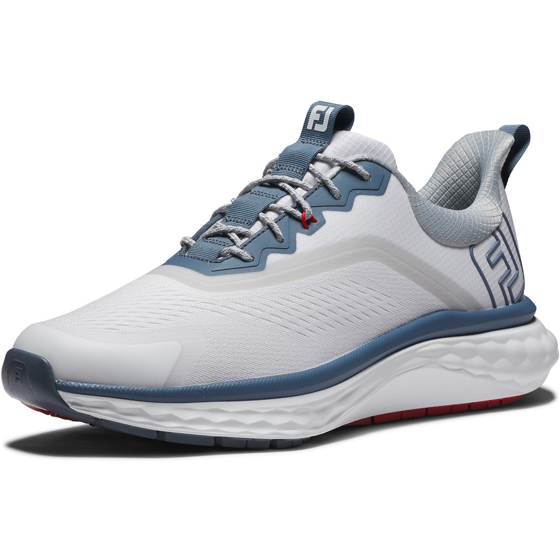 FootJoy Quantum Golf Shoes White/Blue/Red – Golf Discount